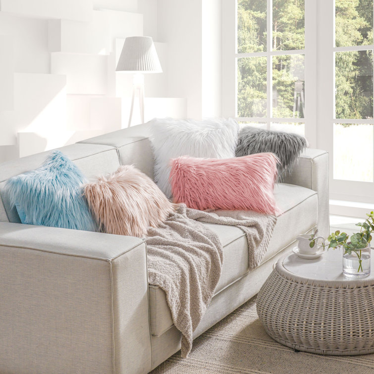 Wayfair faux outlet fur pillows